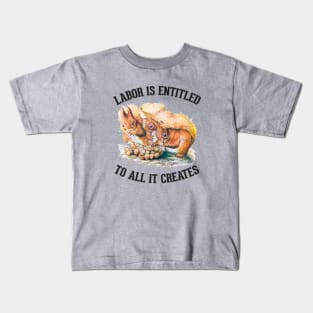 Funny Squirrels Kids T-Shirt